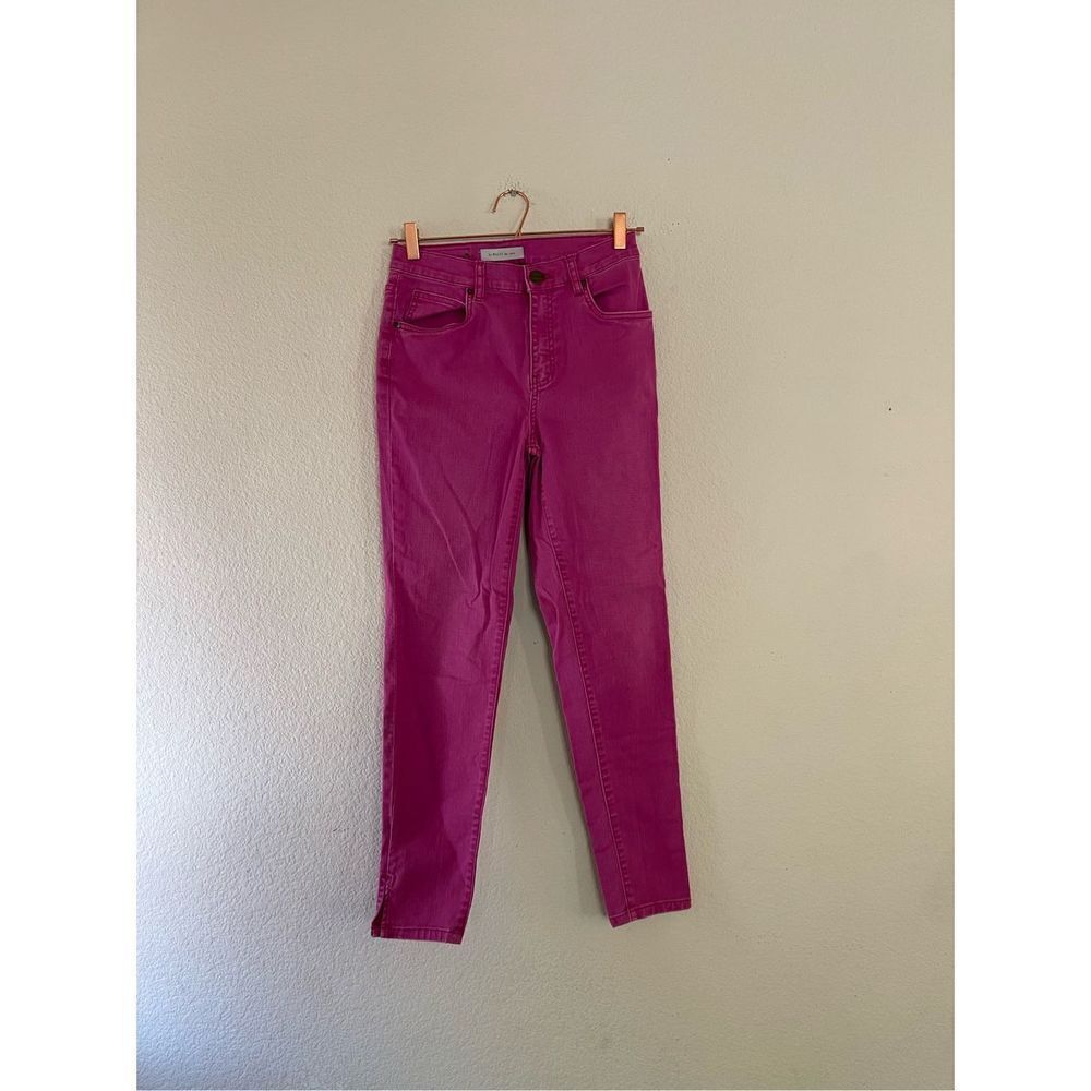 Les folles de Joie pink Barbie inspired high rise jeans size 27